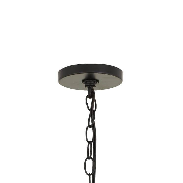 Lampadario Impero con disco luminoso scintillante
