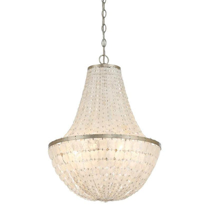 Lampadario Impero con disco luminoso scintillante