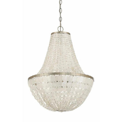 Lampadario Impero con disco luminoso scintillante