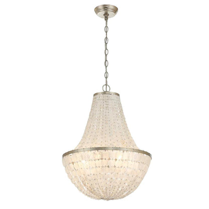 Lampadario Impero con disco luminoso scintillante