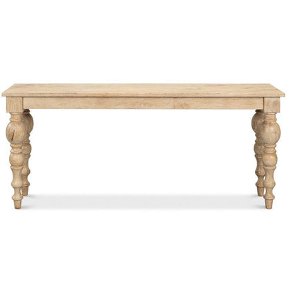 Tavolo consolle con gambe tornite Sienna