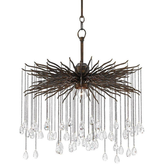 Piccolo lampadario a pioggia di cristallo