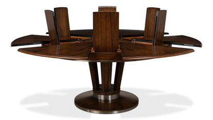 Tavolo da pranzo Jupe Soho in noce scuro