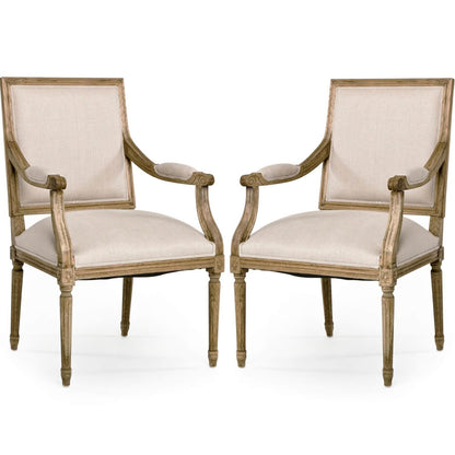 Poltrona con schienale quadrato in rovere