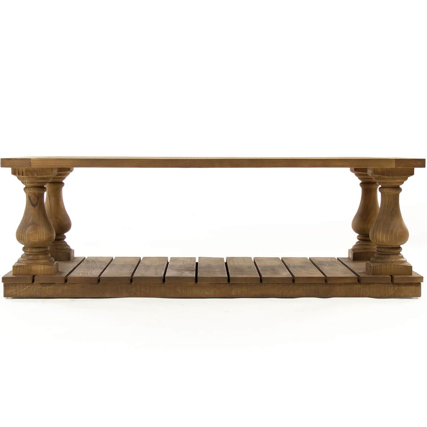 Tavolino da caffè in legno tinto