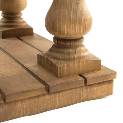 Tavolino da caffè in legno tinto