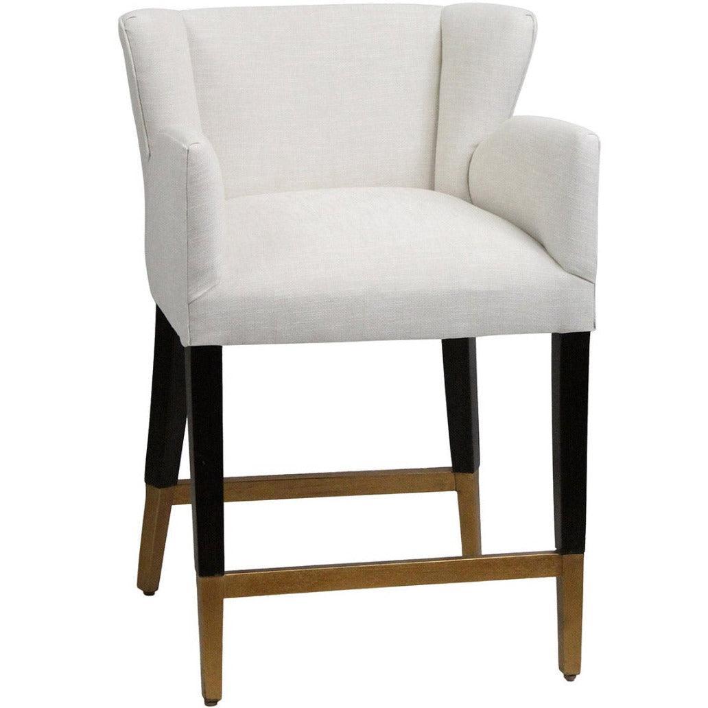 Sgabello da bar contemporaneo in tessuto di pietra