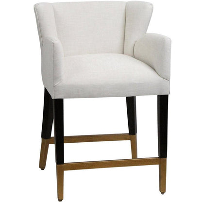 Sgabello da bar contemporaneo in tessuto di pietra