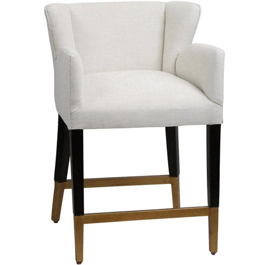 Sgabello da bar contemporaneo in tessuto di pietra