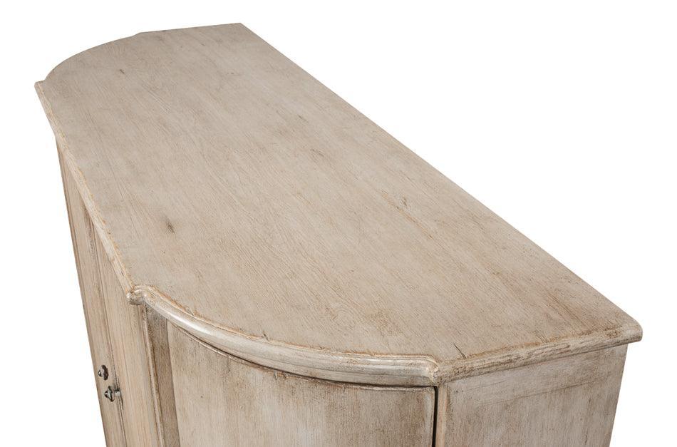 Credenza a mezzaluna Brooks grigio pietra