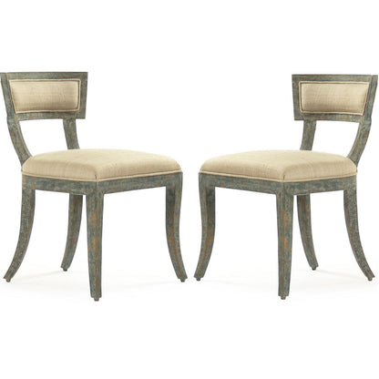 Sedie laterali Stone Verte Farmhouse - Coppia