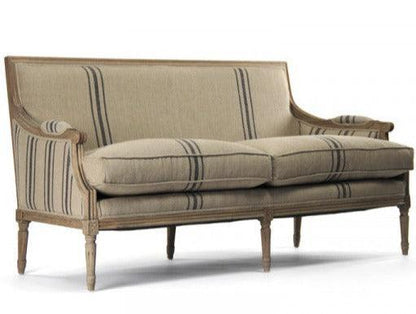 Divano Louis francese a righe