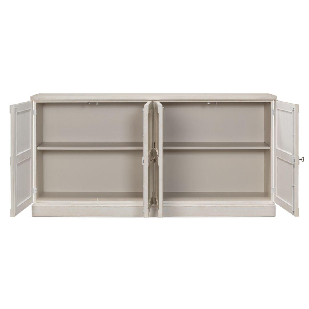 Credenza con pannelli Stucco White Rhapsody