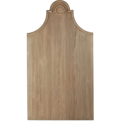 Testiera doppia ad arco in legno di assi alte