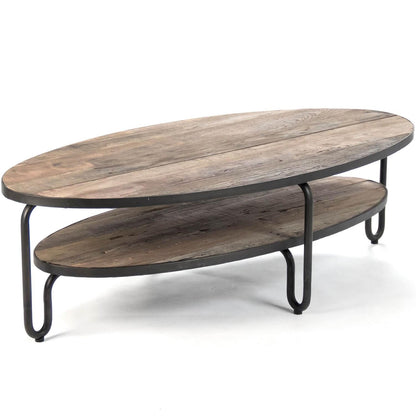 Tavolino da caffè in legno a più livelli