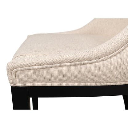 Sedia da pranzo con schienale a sbalzo di transizione