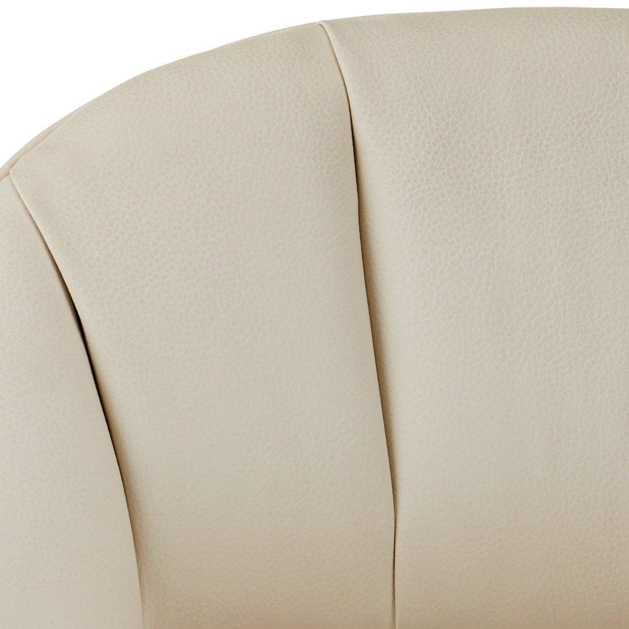 Sgabello da bar imbottito Nimble in rovere bianco