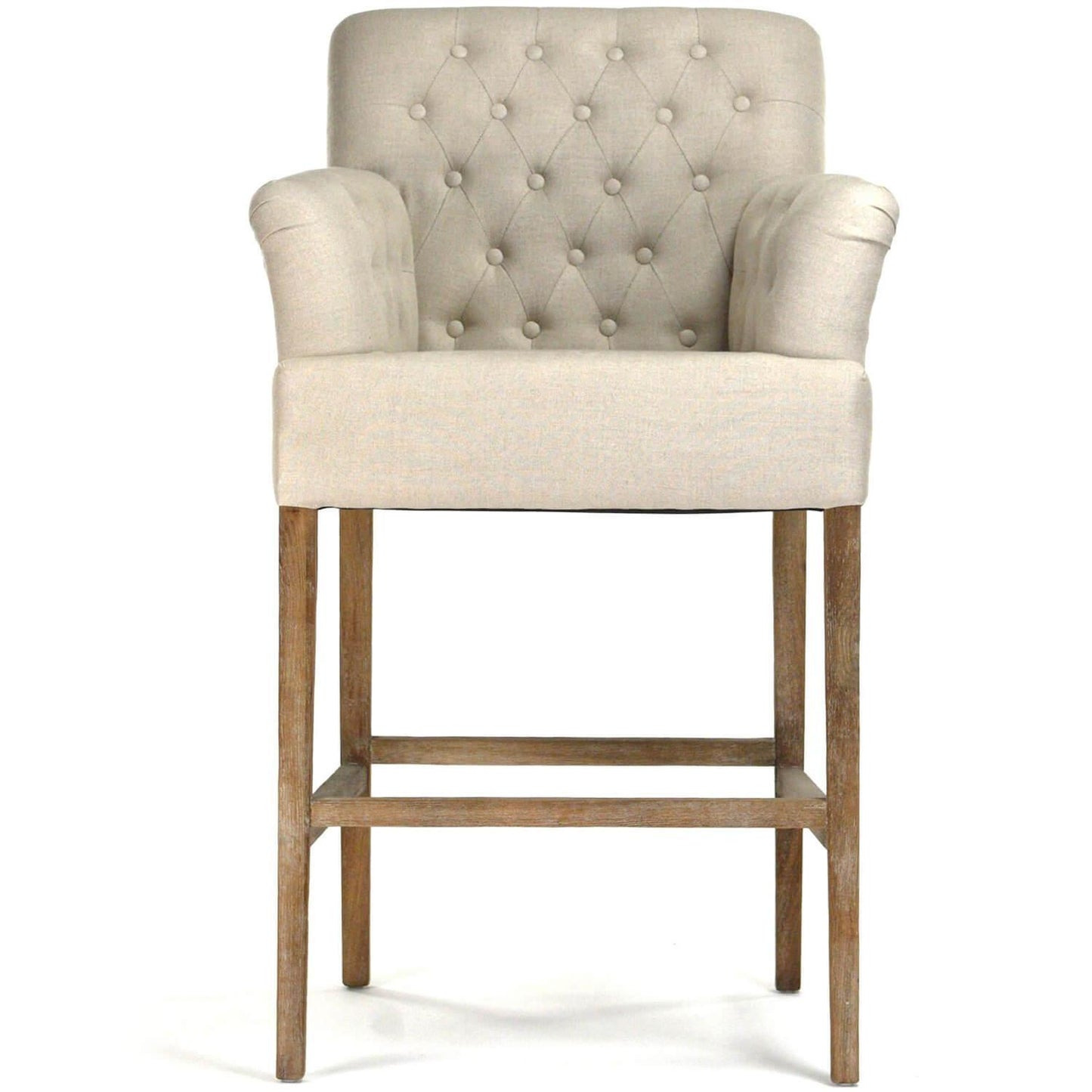 Sgabelli da bar in iuta trapuntata