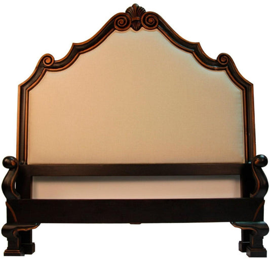 Letto ad arco con volute toscane