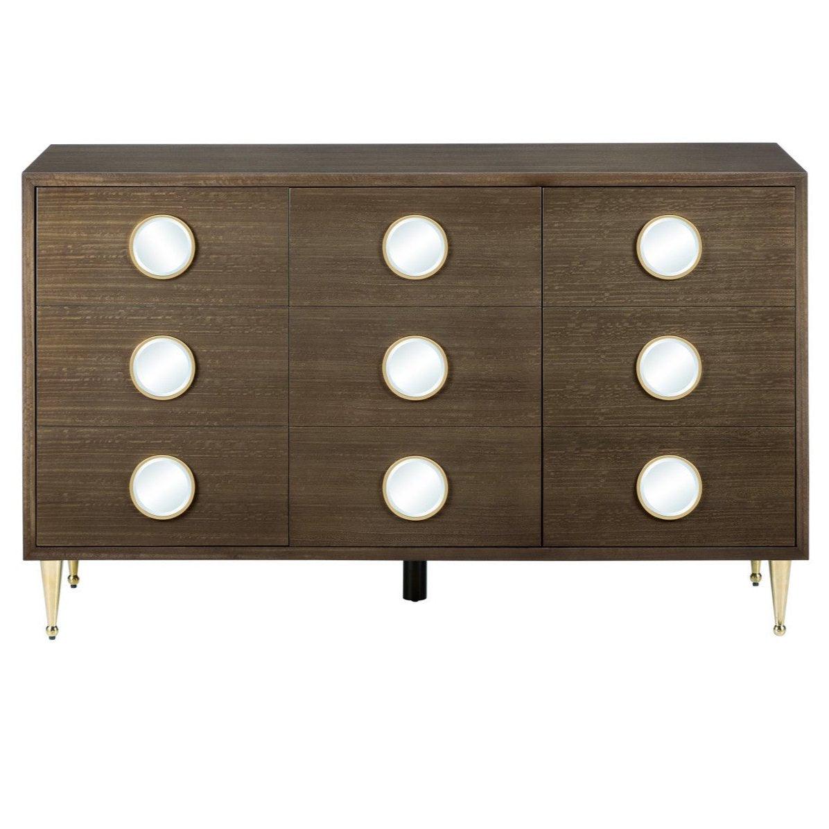 Credenza a 3 ante marrone fulvo