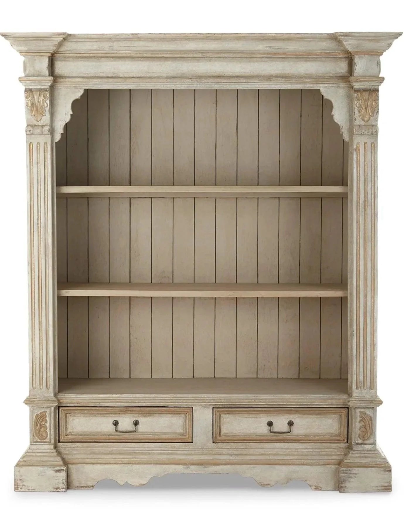 Libreria veneziana avorio con cassetti