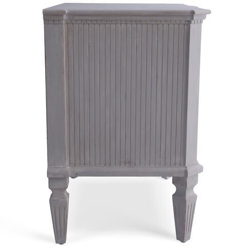 Cassettiera laterale riccamente intagliata Victoria