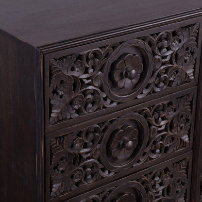 Baule bohémien marrone vintage