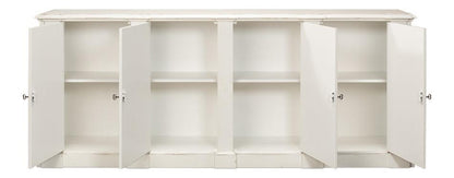 Credenza europea vintage con stemma