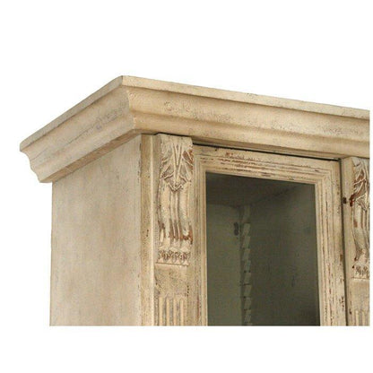 Mobiletto francese antico dipinto