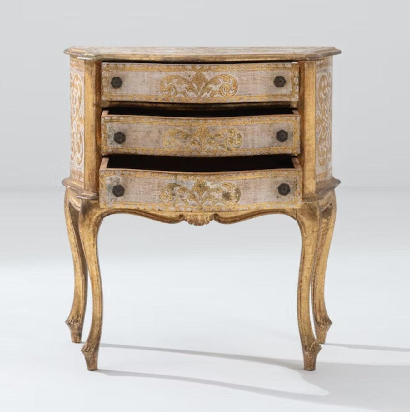 Cassapanca rinascimentale italiana d'epoca