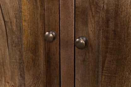 Credenza rustica a 4 ante in noce