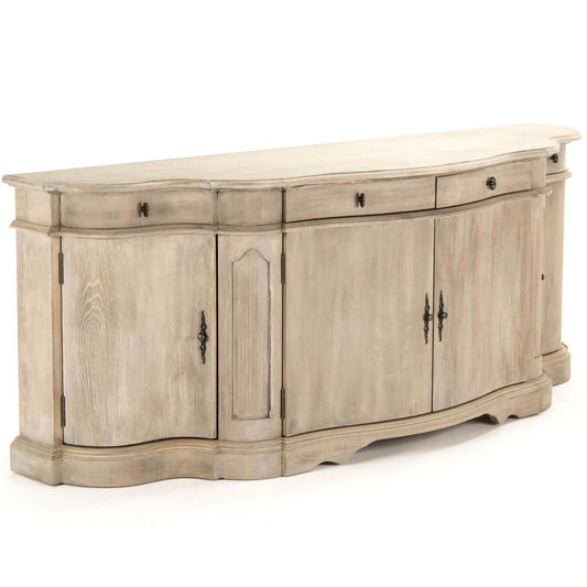 Buffet Courbe in legno lavato