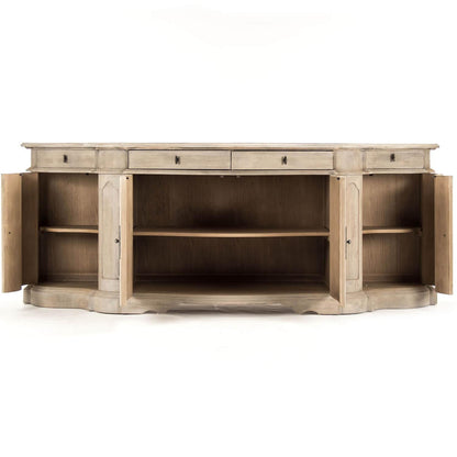 Buffet Courbe in legno lavato