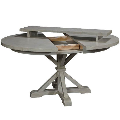 Tavolo da pranzo con piedistallo a forma di covone di grano