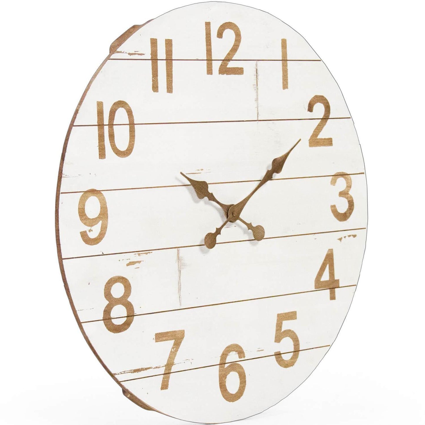 Orologio da parete bianco anticato