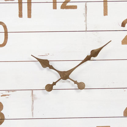 Orologio da parete bianco anticato