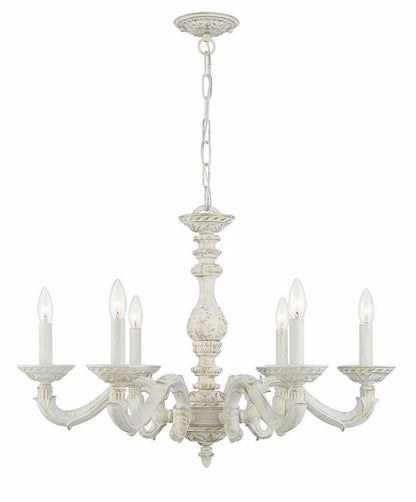 Lampadario bianco shabby chic