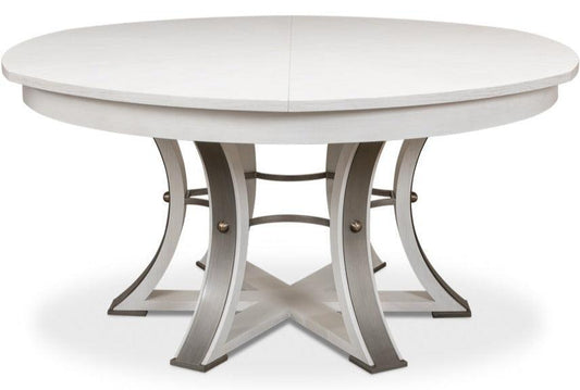 Tavolo da pranzo estensibile Jupe White Tower