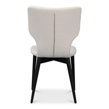 Sedia moderna Contour bianca e nera