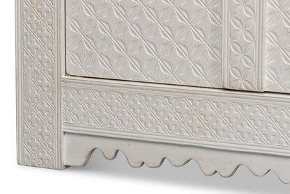 Credenza a 4 ante Royal White Manor