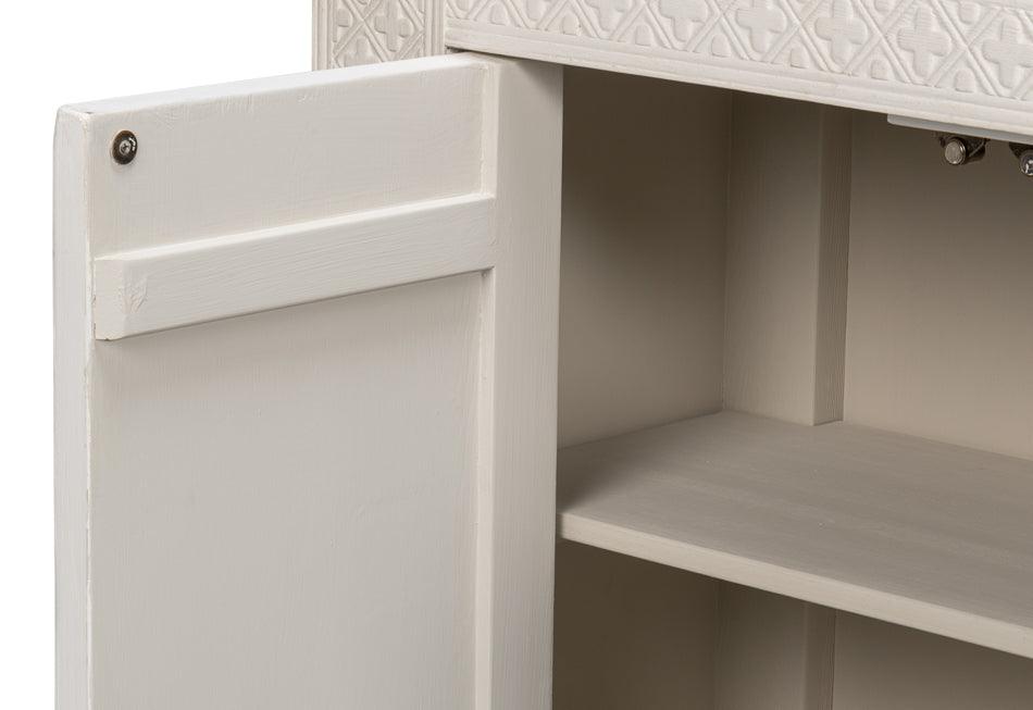 Credenza a 4 ante Royal White Manor