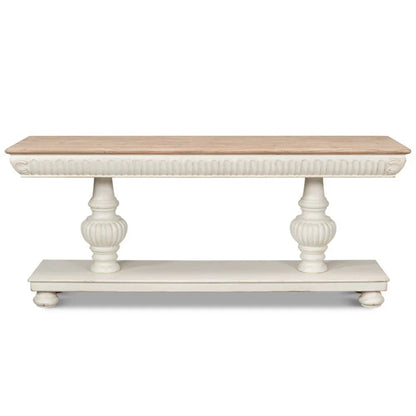 Tavolo consolle bianco Fontainebleau