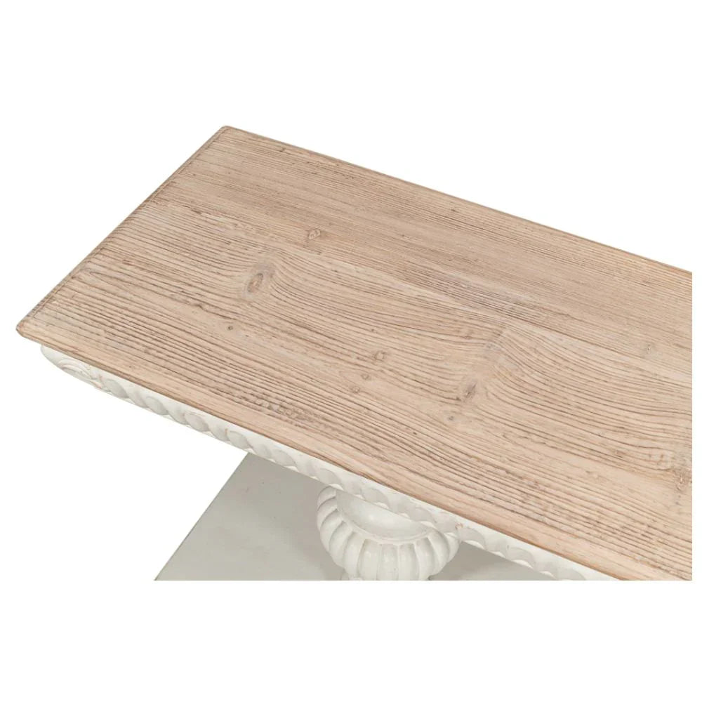 Tavolo consolle bianco Fontainebleau