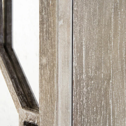 Mobiletto a nido d'ape con specchio