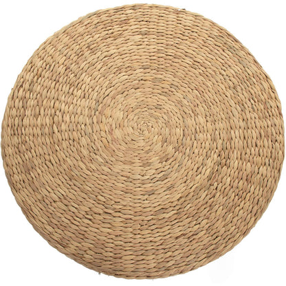 Pouf in erba marina intrecciata