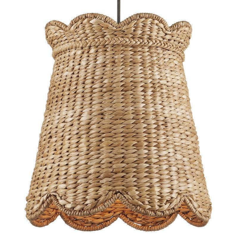 Ciondolo in giacinto d'acqua intrecciato