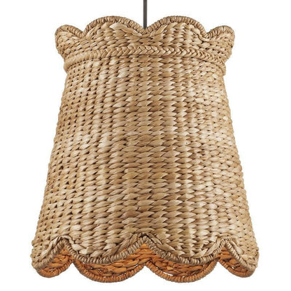 Ciondolo in giacinto d'acqua intrecciato