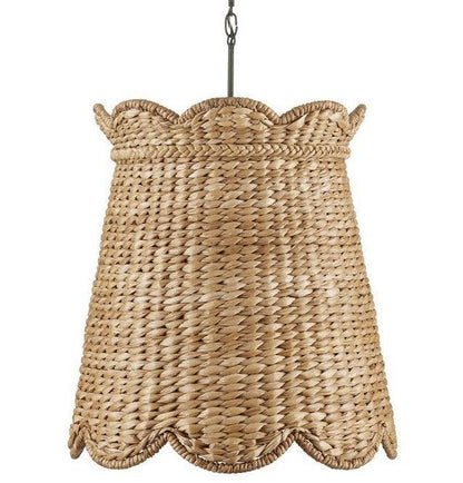 Ciondolo in giacinto d'acqua intrecciato